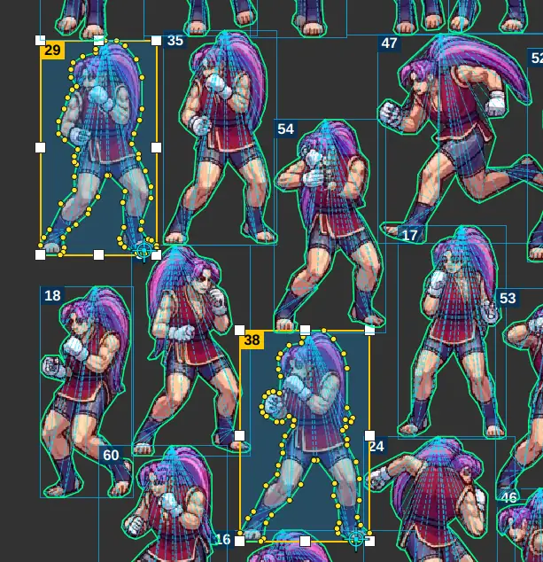 Atlas slicing and bounding boxes